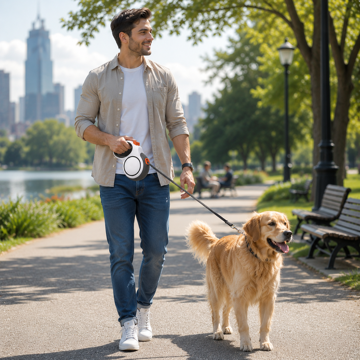 Bonny Paws™ Walking Gear – Retractable Dog